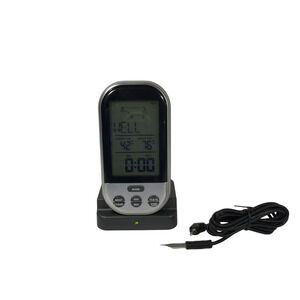 Wireless Remote Grill Meat Thermometer with Base and Probe Tested Working